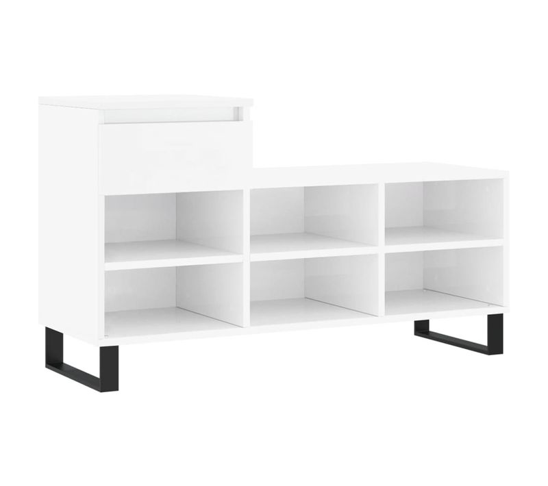 Armoire à Chaussures Range Chaussures Rangement Meuble Entrée Couloir Salon