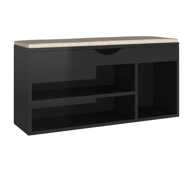 Banc à Chaussures Bottes Commode Étagère Meuble Entrée Rangement