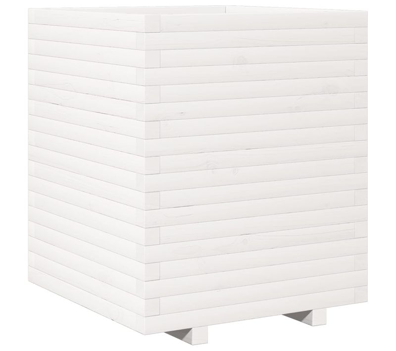 Jardinière Bac Lit Surélevé Plantes Fleurs Terrasse Jardin 60 X 60 X 72 Cm Bois De Pin