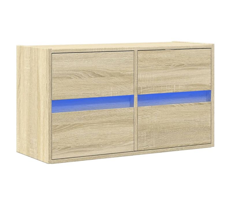 Meuble TV Multimédia Étagère Télévision Buffet Téléviseur