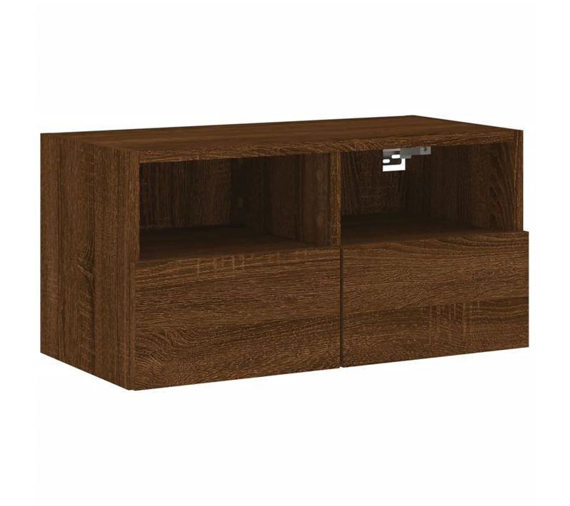 Meuble TV Multimédia Étagère Télévision Buffet Téléviseur Salle à Manger Salon Chambr