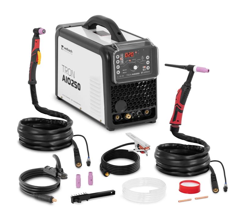 Poste à Souder Professionnel Combiné Tig Ac Dc Mma 250 à Cut 50 à Facteur De Marche 6