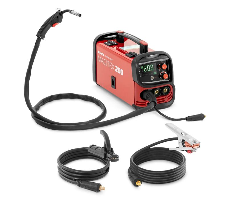 Poste à Souder Professionnel Mig Mag 200 à Facteur De Marche 60% Tig Liftarc Mma Flux