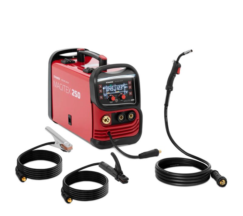 Poste à Souder Professionnel Mig Mag 250 à Facteur De Marche 60% Tig Liftarc Mma Flux