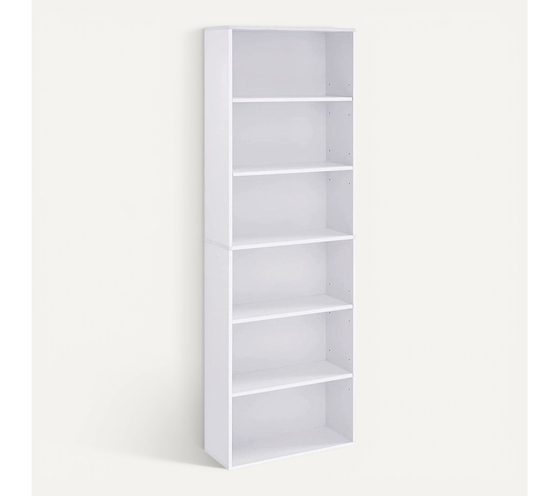 Bibliothèque étagère De Rangement 6 Niveaux Meuble Cube Pour Salon Bureau Chambre Sty