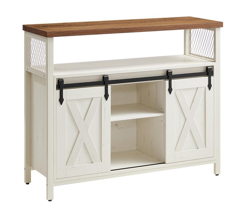 Buffet De Salle à Manger Placard De Cuisine Meuble De Rangement Armoire Portes De Gra