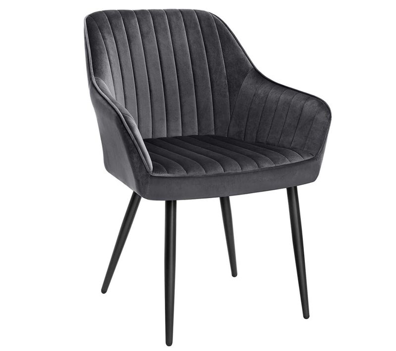 Chaise De Salle à Manger Fauteuil Siège Rembourrée Avec Accoudoirs