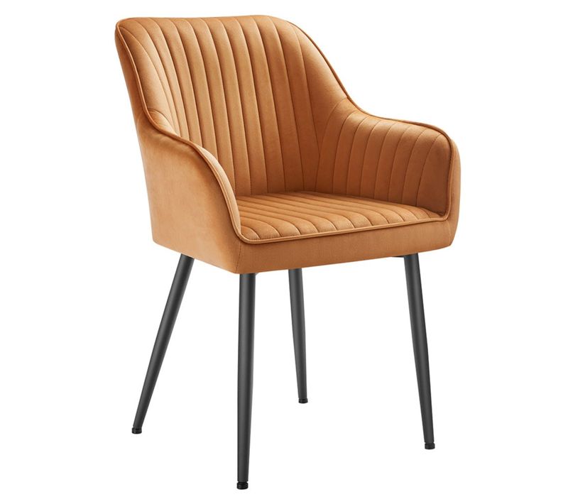 Chaise De Salle à Manger Fauteuil Siège Rembourrée Avec Accoudoirs