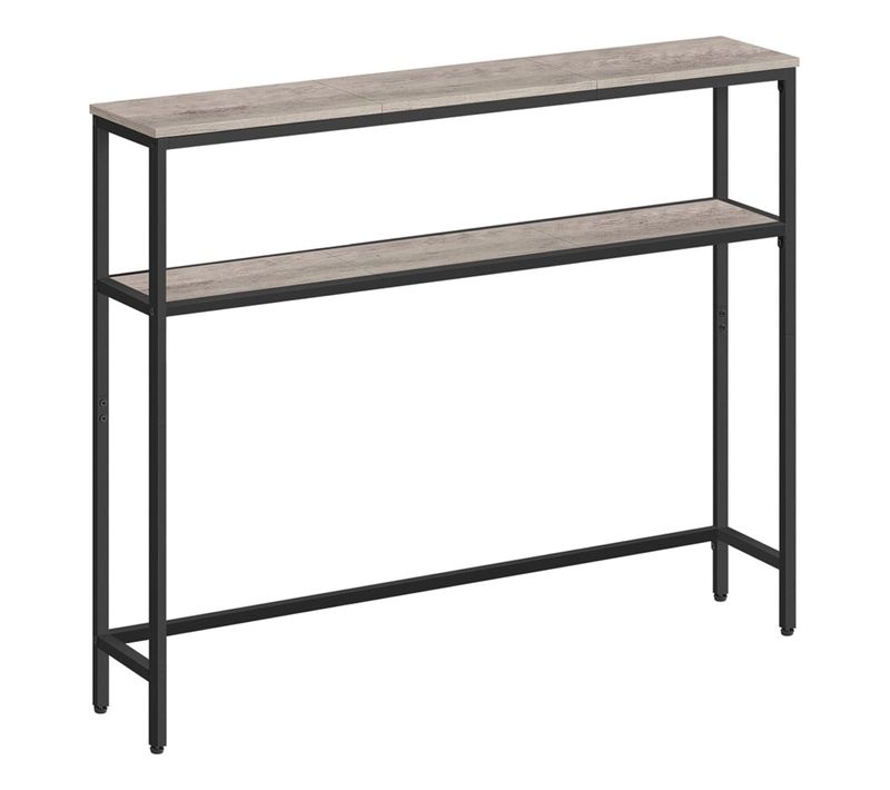 Console Pour Couloir Table De Salon Fine à 2 Niveaux 20 X 120 X 80 Cm Table D’appoint