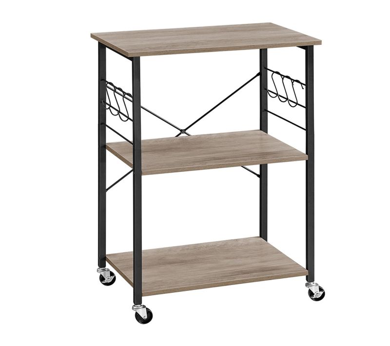 Étagère De Cuisine Desserte Chariot De Service à 3 Niveaux Oour Four à Micro-ondes