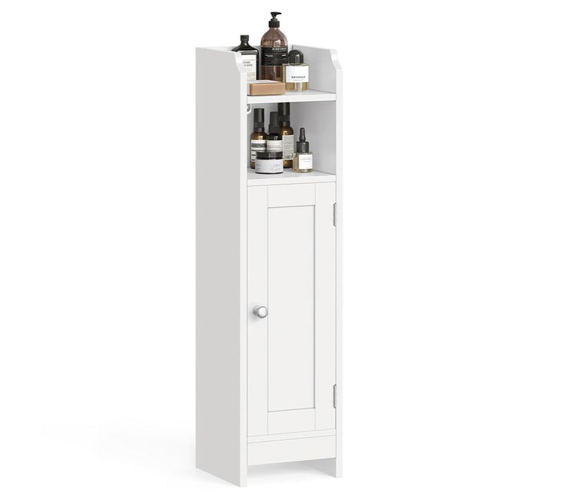 Meuble De Salle De Bain Armoire De Toilettes 18 X 20 X 80 Cm Placard