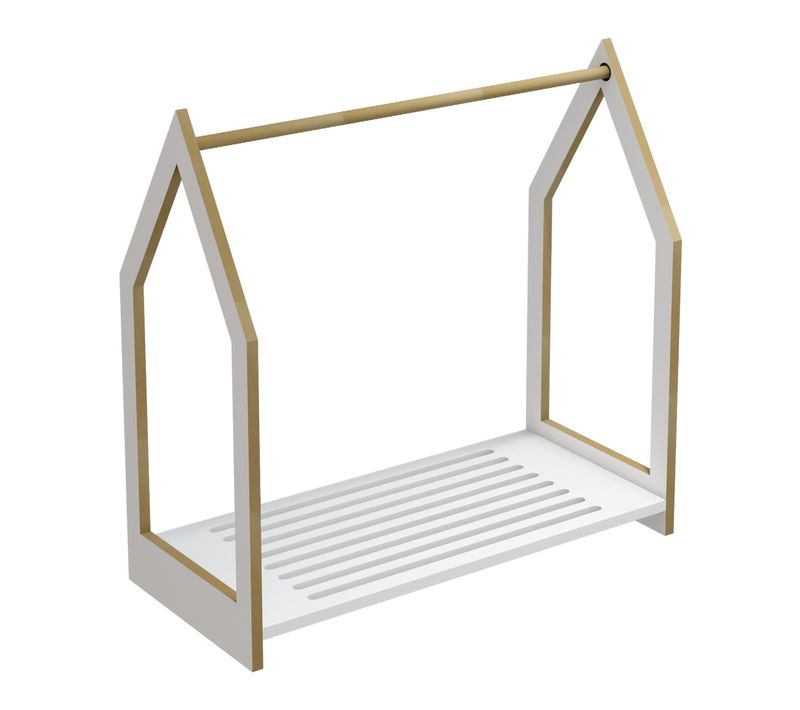 Portant à Vêtements Portemanteau Porte-vêtements Penderie Dressing Ouvert