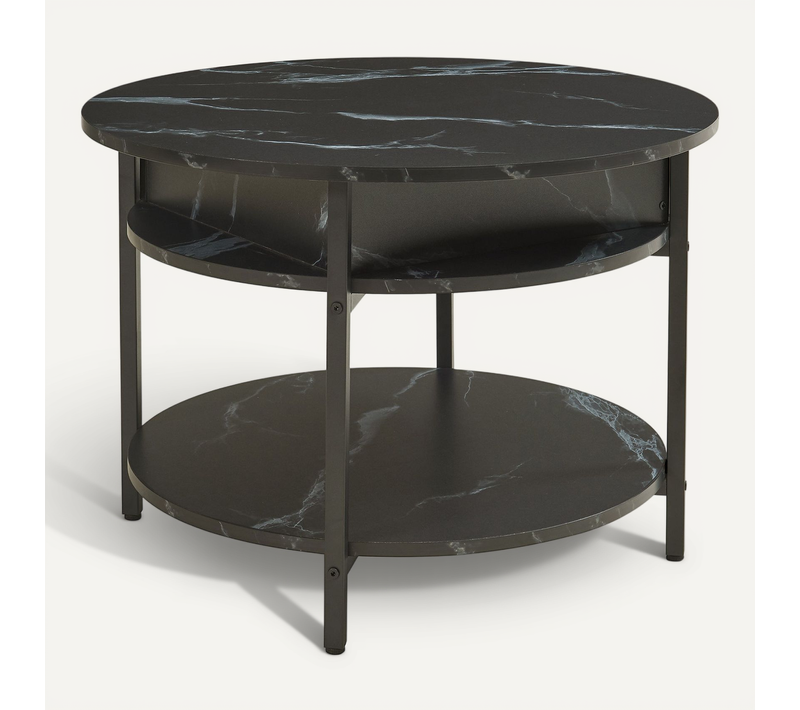 Table Basse Avec Surface Relevable Effet Marbre Noir 03_0010800