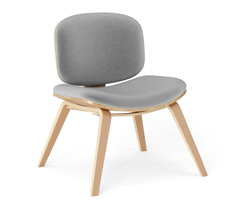 Chaise Fauteuil Lounge Sans Accoudoirs 65 X 60 X 76 Cm Confort Ergonomique Design Mod