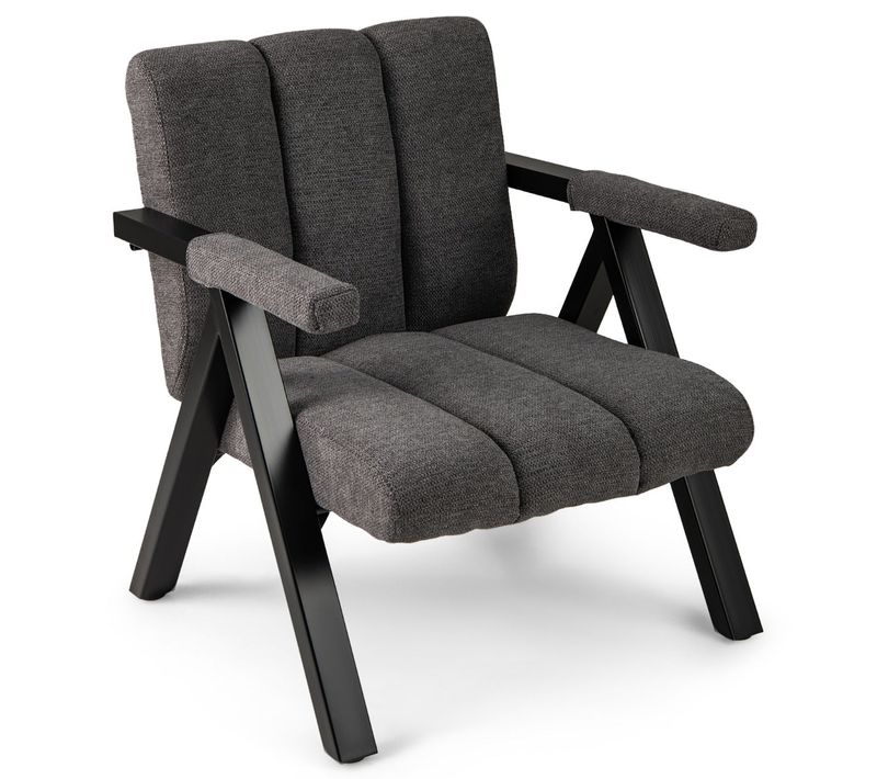 Chaise Fauteuil Lounge Surdimensionnée 74 X 78,5 X 84 Cm Confort Ergonomique Style Mo