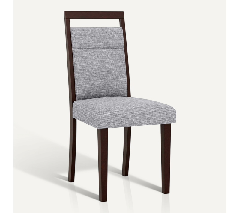 Lot De 2 Chaises De Salle à Manger 43 X 52 X 92 Cm Confort Rembourré Dossier Inclinable