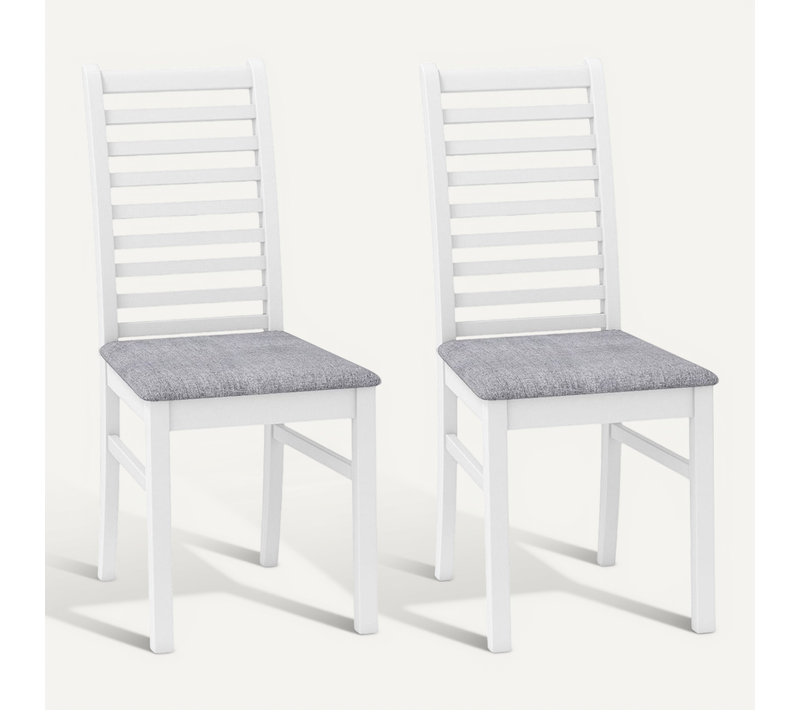 Lot De 2 Chaises De Salle à Manger Rembourrées 41 X 52,5 X 93,5 Cm Confort Optimal