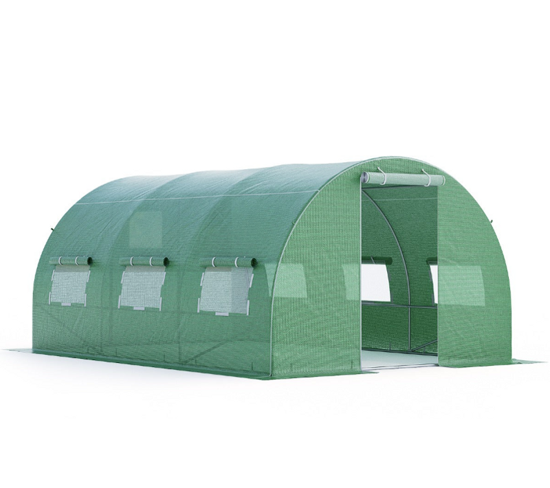 Serre De Jardin Tunnel 400 X 300 X 200 Cm Robuste Avec Protection Pe Et Ventilation