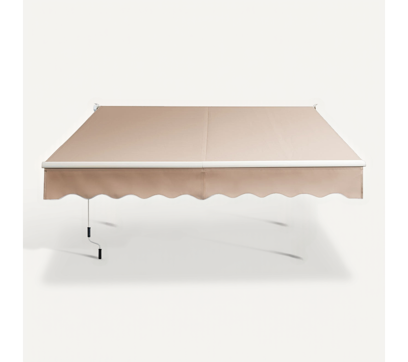 Store Banne Rétractable Angle Ajustable 295 X 250 Cm Idéal Pour Balcon Jardin