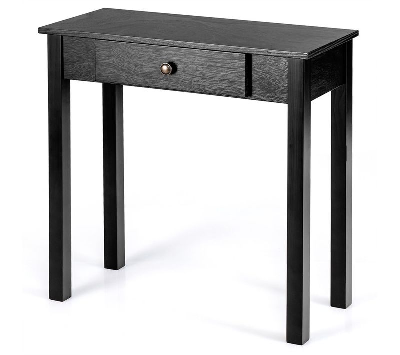 Table Console Multifonctionnelle 71 X 30 X 71 Cm Avec Tiroir Pratique Et Design Rétro