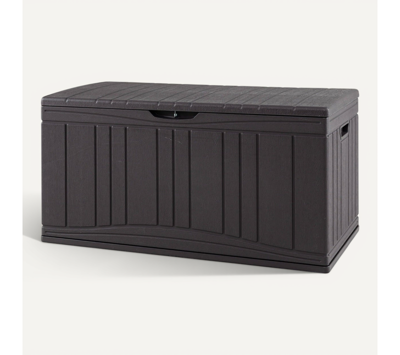 Coffre De Rangement Extérieur 300 Litres 114 X 55 X 61 Cm étanche Avec Vérins
