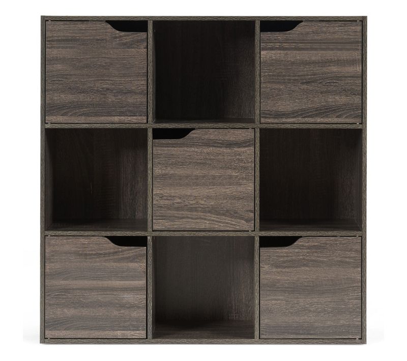 Bibliothèque Multifonctionnelle 90 X 29 X 90 Cm Espace De Rangement Optimal Design Mo