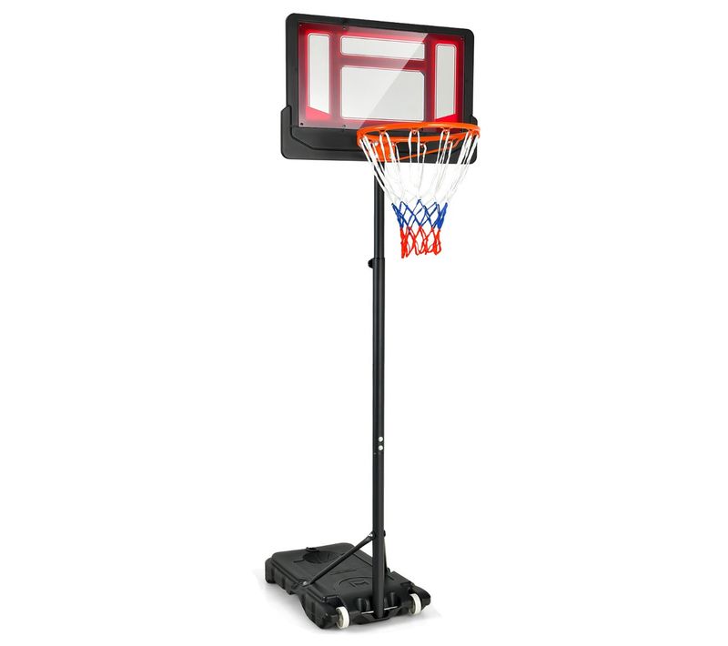 Panier De Basket Ajustable Pour Enfants 90 X 76 X 250 Cm Usage Intérieur Extérieur