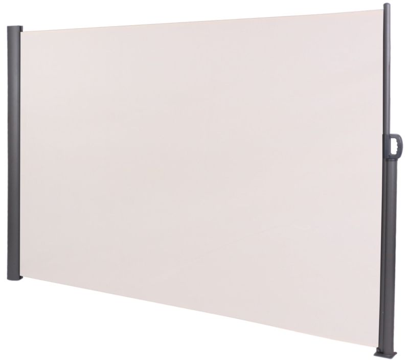 Brise-vue Panneau Pour Jardin Ou Terrasse Paravent D'extérieur 350x180 Cm En Aluminium Et Tissu Cr