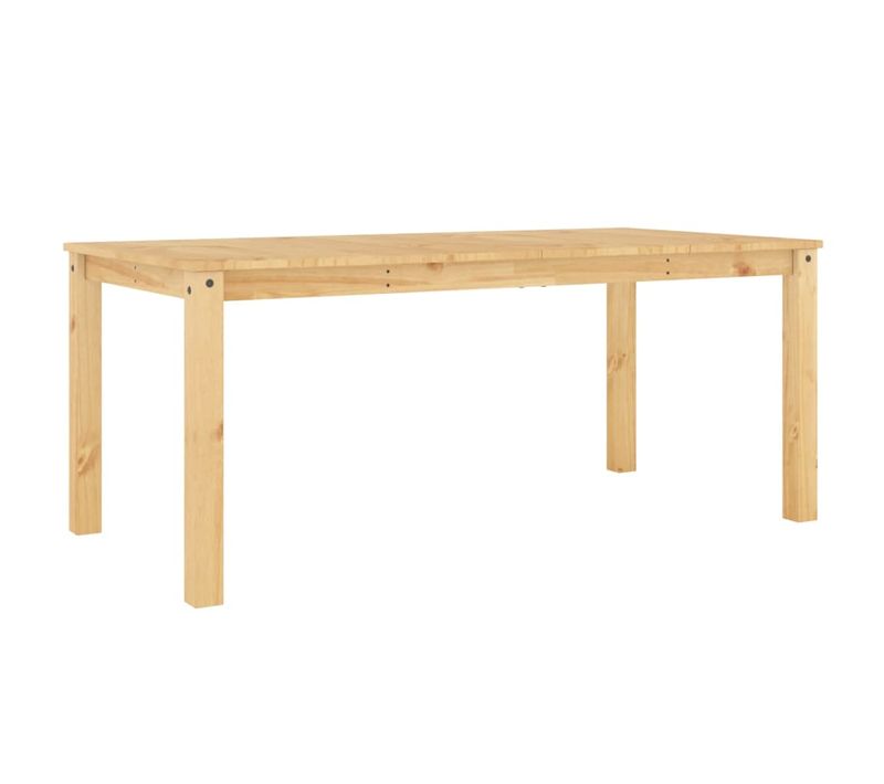 Table De Salle à Manger Design Simple 180 X 90 X 75 Cm Bois Massif De Pin Dec036899
