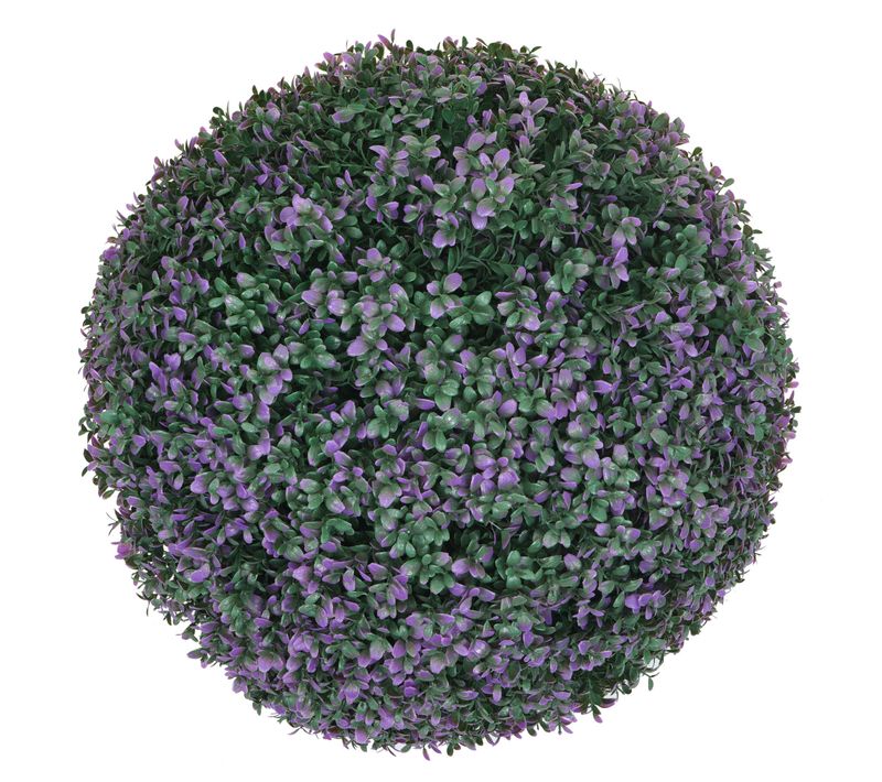 Boule De Buis Artificiel En Topiaire Plante Décorative Pour Extérieur Diamètre 55 Cm Violet 04_000
