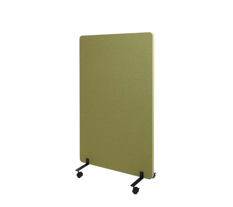 Cloison Acoustique à Double Paroi Paravent De Bureau Séparateur De Pièce Panneau D'affichage Tissu
