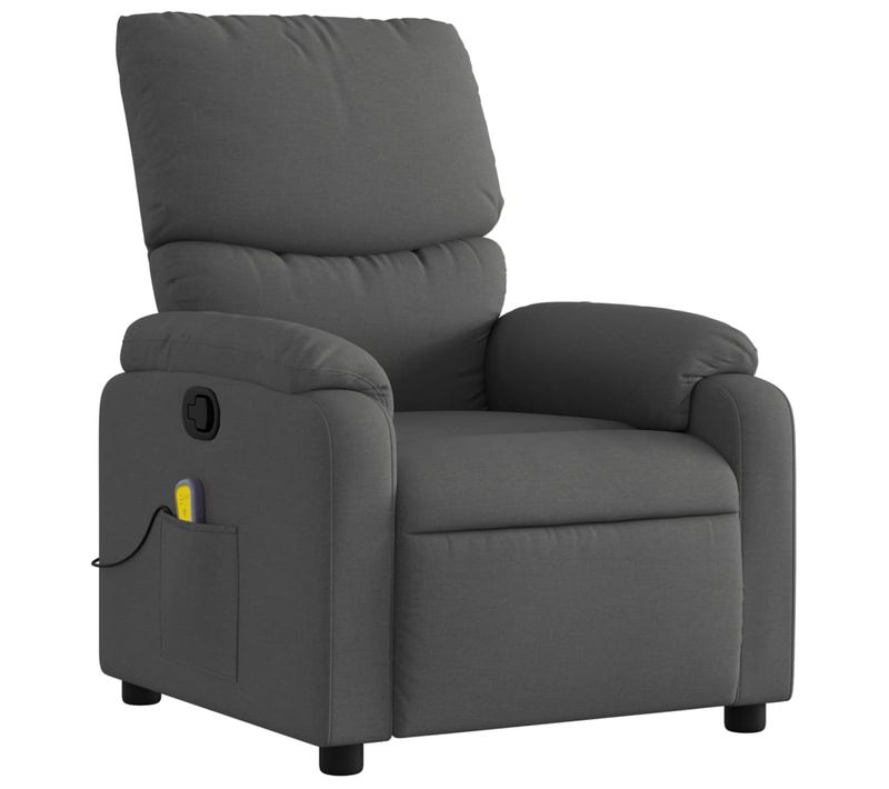 Fauteuil De Relaxation TV Fonction Massage Inclinable Massage Par Vibrations Par 6 Points En Tissu