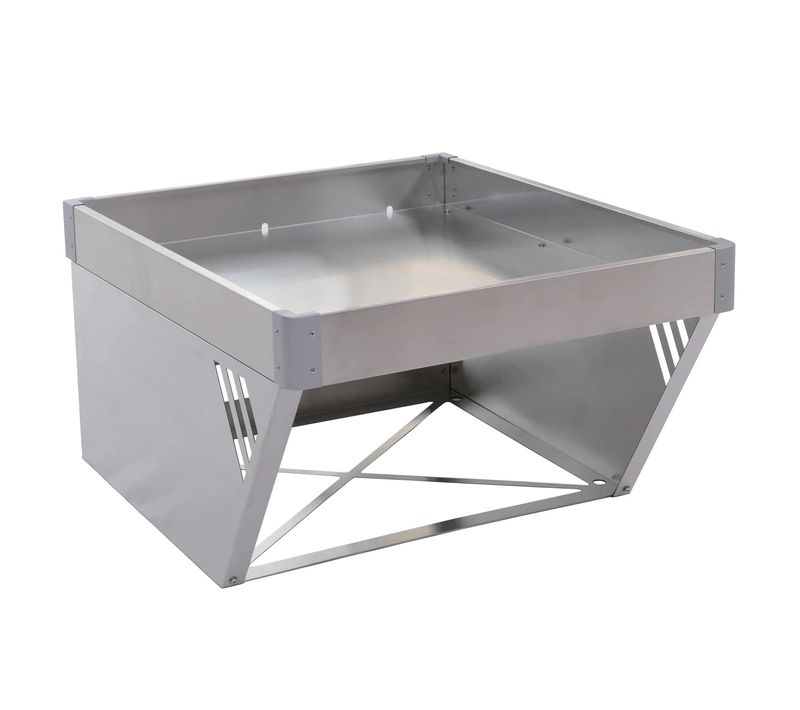 Abri Pour Robot Tondeuse Avec Jardinière Design Moderne 70 X 60 X 39,5 Cm Acier Gris 04_0008935