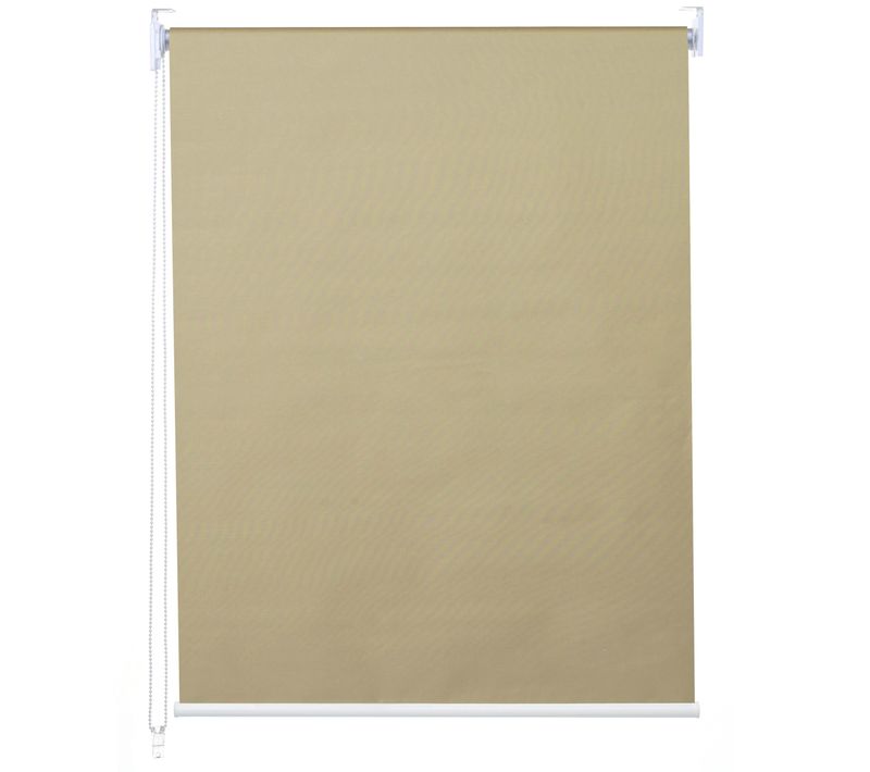Store Enrouleur De Fenêtre Occultant Protection Solaire Store à Tirage Latéral 70x160cm Opaque Beige