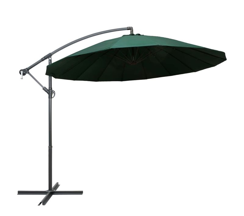Parasol Suspendu 3 M Aluminium Vert 02_0008729