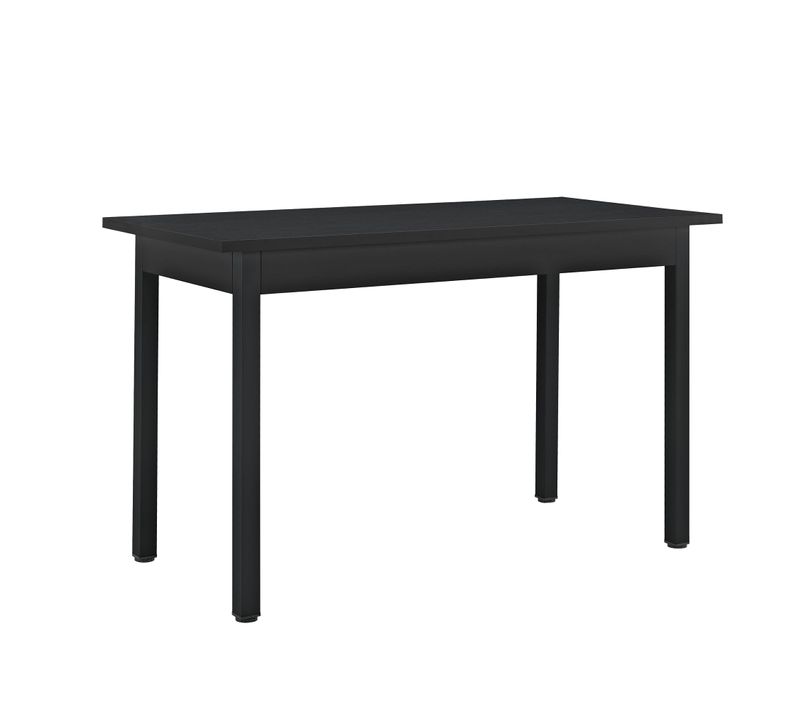 Table De Salle à Manger Table à Manger Table De Cuisine Bureau Mdf Placage Acier 120