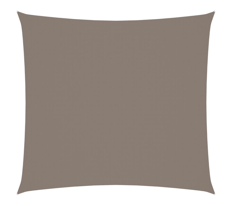 Voile Toile D'ombrage Parasol Tissu Oxford Carré 4,5 X 4,5 M Taupe 02_0009500