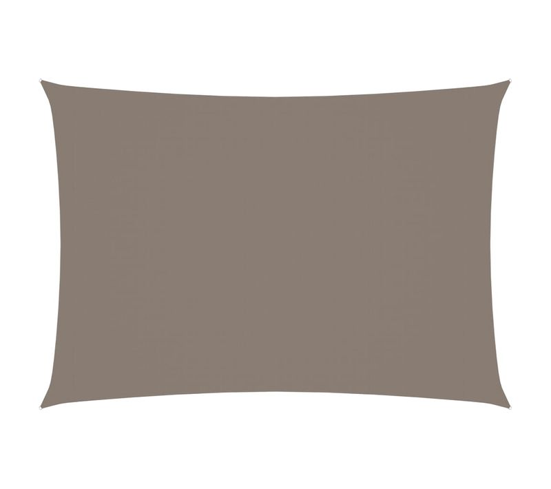 Voile Toile D'ombrage Parasol Tissu Oxford Rectangulaire 2,5 X 4 M Taupe 02_0009571