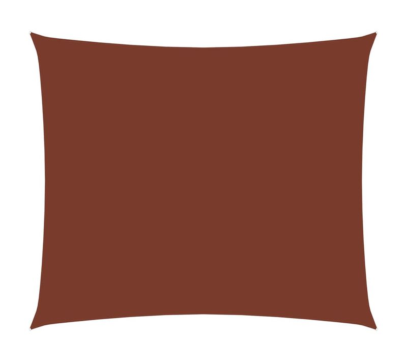 Voile Toile D'ombrage Parasol Tissu Oxford Rectangulaire 2,5 X 4 M Terre Cuite 02_000