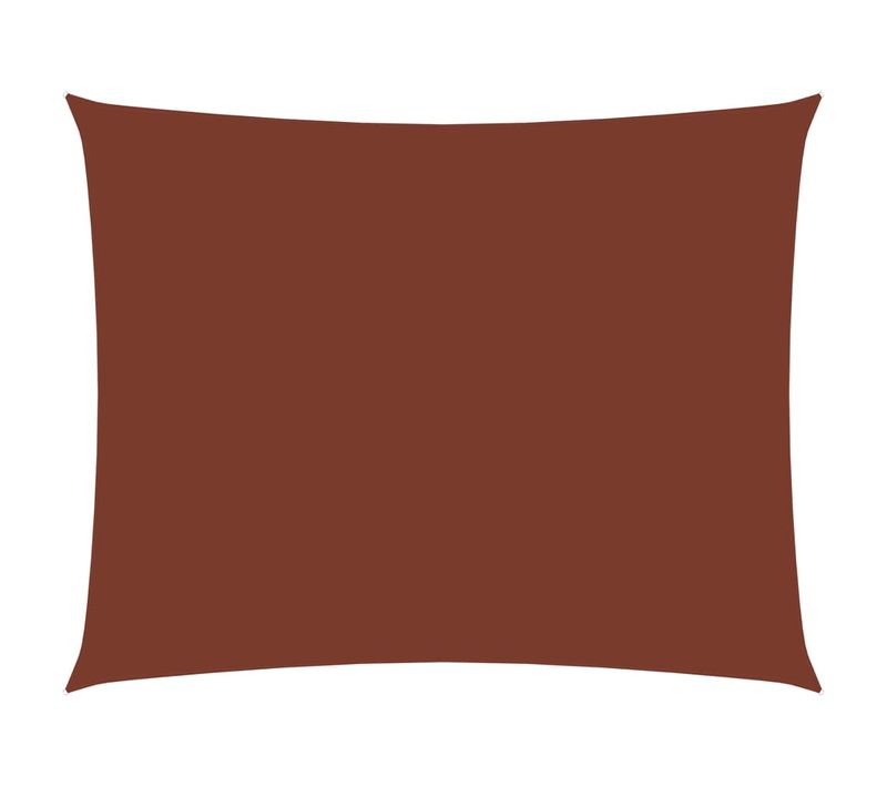 Voile Toile D'ombrage Parasol Tissu Oxford Rectangulaire 2 X 3,5 M Terre Cuite 02_000