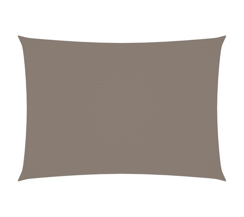 Voile Toile D'ombrage Parasol Tissu Oxford Rectangulaire 2 X 4,5 M Taupe 02_0009626