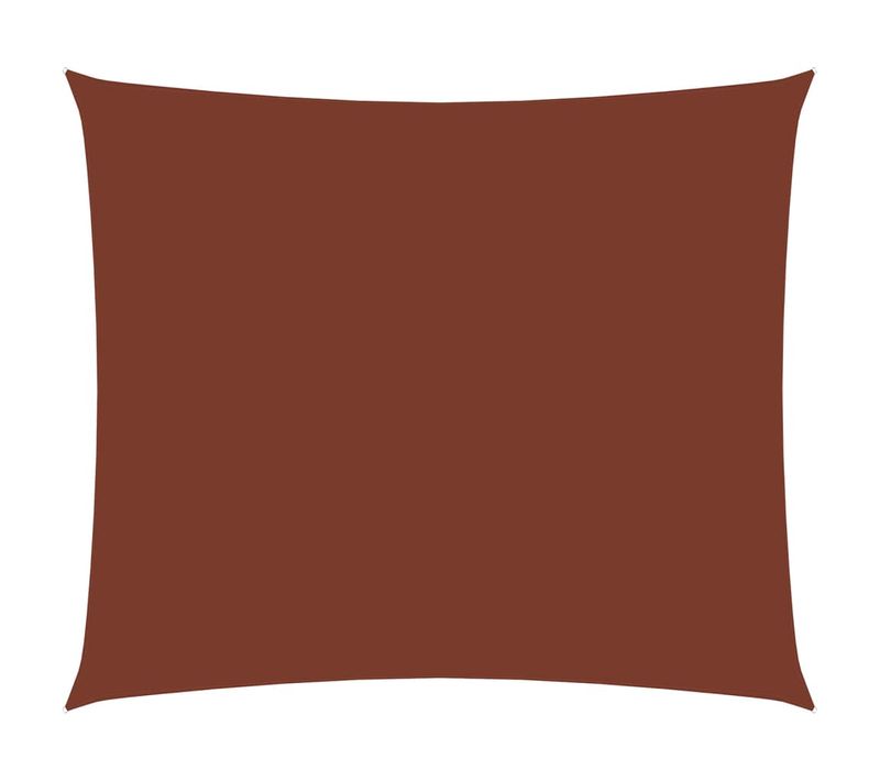 Voile Toile D'ombrage Parasol Tissu Oxford Rectangulaire 3,5 X 5 M Terre Cuite 02_000