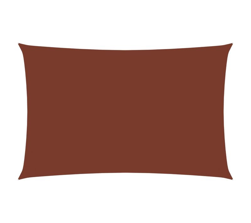 Voile Toile D'ombrage Parasol Tissu Oxford Rectangulaire 3 X 5 M Terre Cuite 02_00096