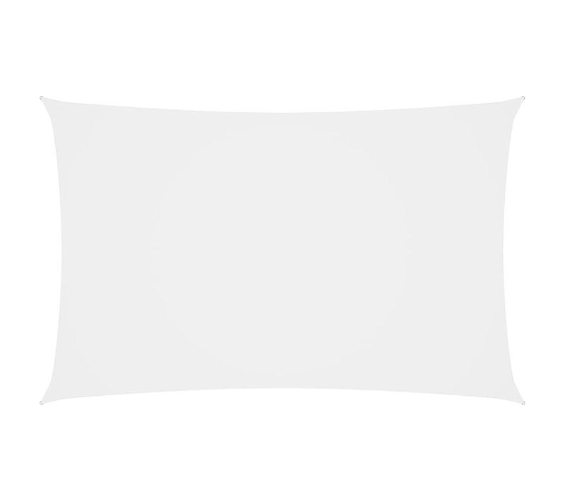Voile Toile D'ombrage Parasol Tissu Oxford Rectangulaire 3 X 6 M Blanc 02_0009687
