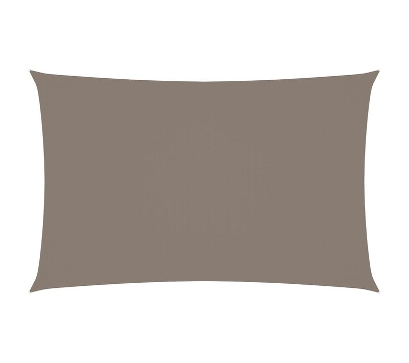 Voile Toile D'ombrage Parasol Tissu Oxford Rectangulaire 3 X 6 M Taupe 02_0009690
