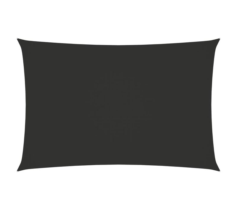 Voile Toile D'ombrage Parasol Tissu Oxford Rectangulaire 5 X 7 M Anthracite 02_000972