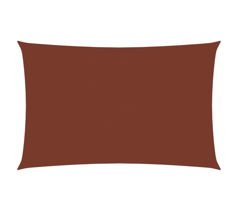 Voile Toile D'ombrage Parasol Tissu Oxford Rectangulaire 5 X 8 M Terre Cuite 02_00097