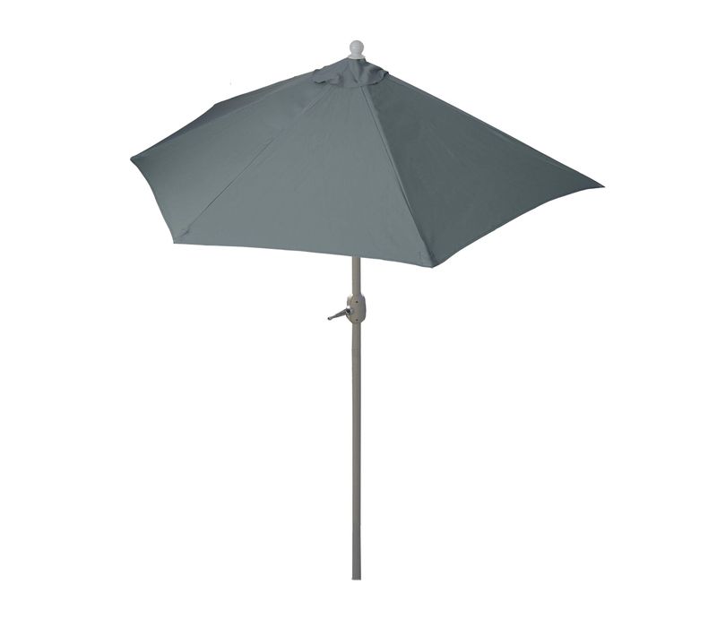 Demi Parasol Semi-circulaire Balcon Terrasse Uv 50+ Polyester/aluminium 3kg Avec Une Portée De 270