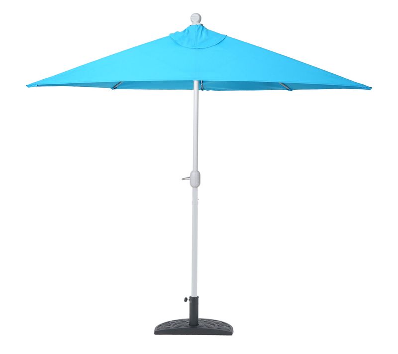 Demi Parasol Semi-circulaire Balcon Terrasse Uv 50+ Polyester/aluminium 3kg Avec Une Portée De 300