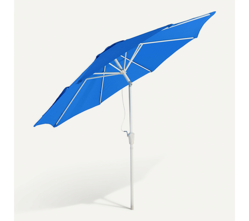 Parasol De Jardin D. 3m Inclinable Polyester/aluminium 5kg Bleu 04_0003880